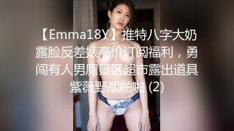 【Emma18Y】推特八字大奶露脸反差婊高价订阅福利，勇闯有人男厕景区超市露出道具紫薇野战啪啪 (2)