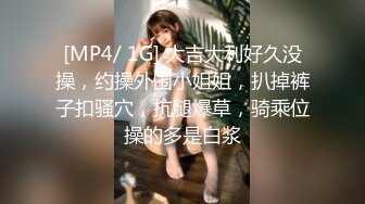 [MP4/ 1G] 大吉大利好久没操，约操外围小姐姐，扒掉裤子扣骚穴，抗腿爆草，骑乘位操的多是白浆