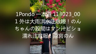 1Pondo 一本道 113023_001 外は大雨洪水注意報！のんちゃんの股間はマン汁ビショ濡れ注意報！涼宮のん