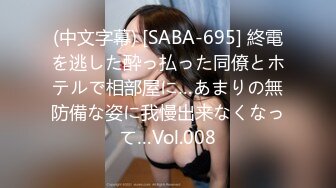 (中文字幕) [SABA-695] 終電を逃した酔っ払った同僚とホテルで相部屋に…あまりの無防備な姿に我慢出来なくなって…Vol.008