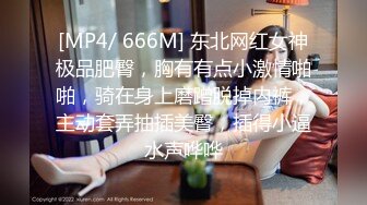 [MP4/ 666M] 东北网红女神极品肥臀，胸有有点小激情啪啪，骑在身上磨蹭脱掉内裤，主动套弄抽插美臀，插得小逼水声哗哗