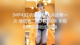 [MP4]红衣妹聊聊天讲述第一次 继续第二炮开档黑丝 手指扣逼骑乘抬腿猛操